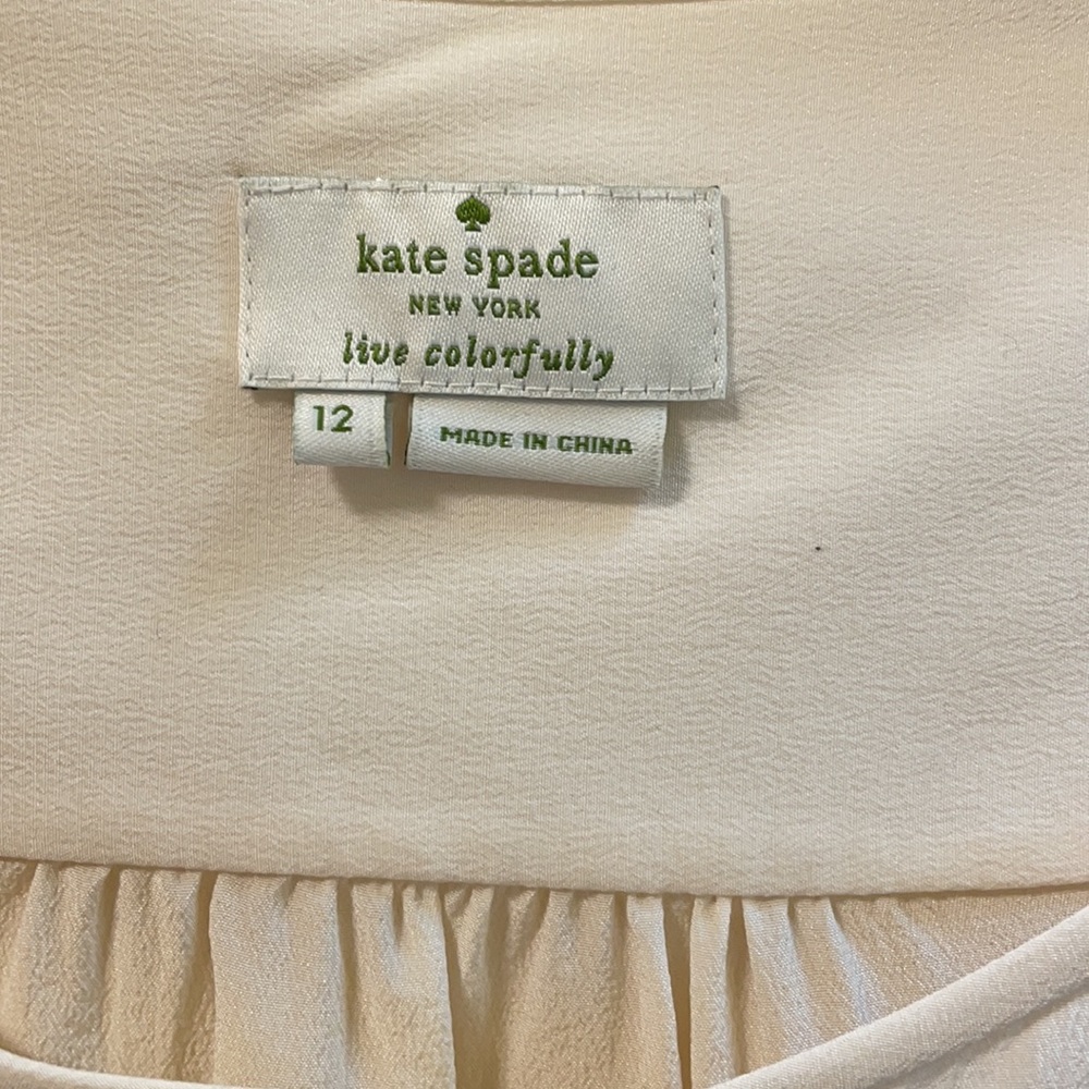 Kate spade ♠️ bow button up blouse! Rare!! - Picture 3 of 4